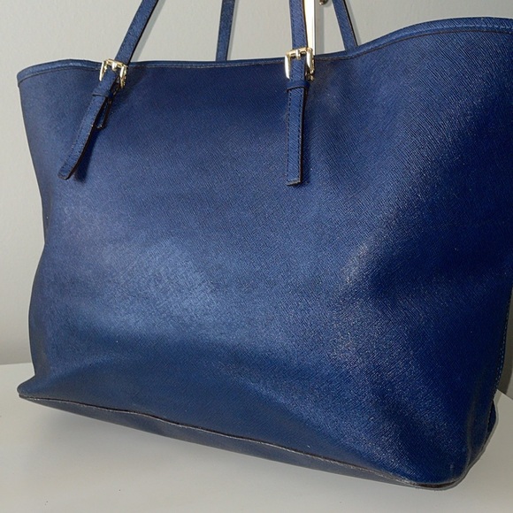 Large Dark Blue MK Tote - Picture 3 of 9